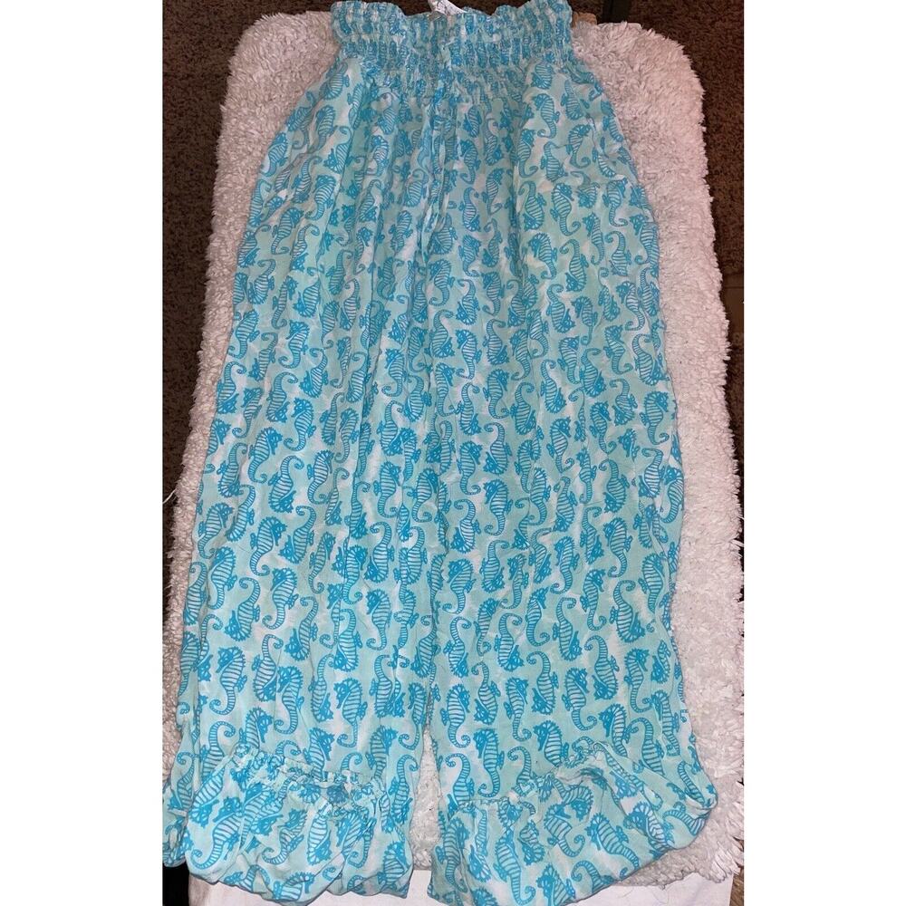West Indies Women’s Sz. S Seahorse Design Soft Pants. Soft, Comfortable